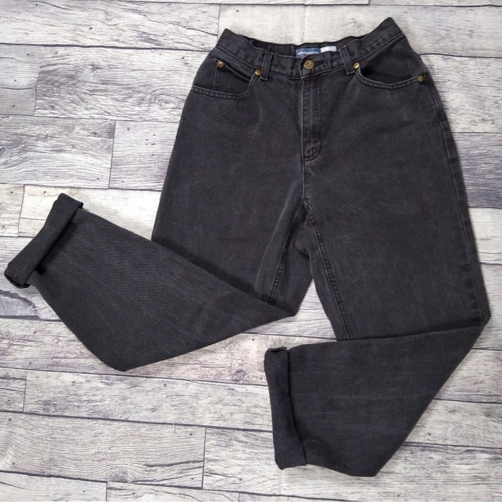 Vintage 90's Liz Claiborne Mom Jeans Black 6P